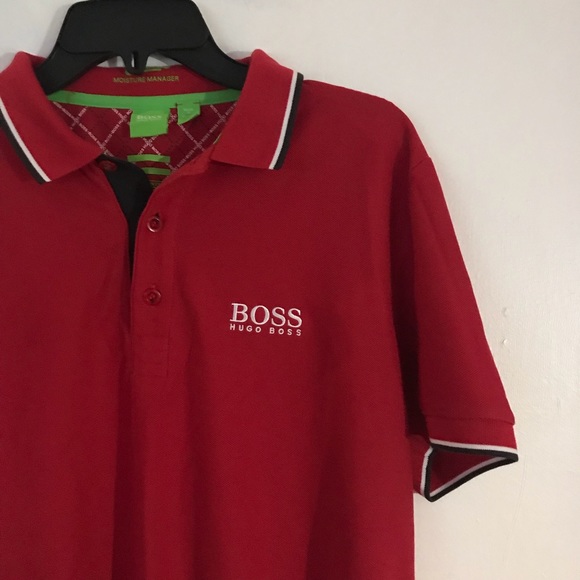 boss red polo shirt
